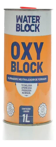 Oxyblock Elimina Ferrugem 1 Litro